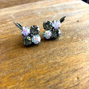 Sabika 4 Stone Drop Earrings